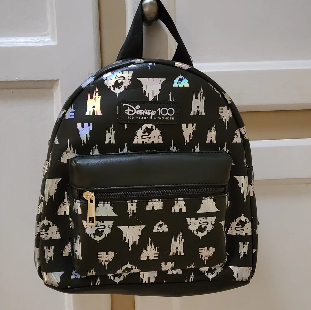Disney 100th Anniversary Pricess's Castles Mini Backpack NWT - Picture 1 of 9